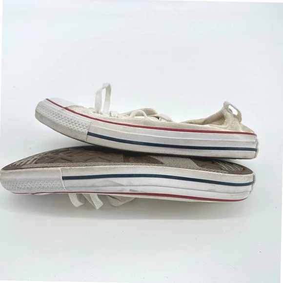 Converse‎ Chuck Taylor All Star Low Top Canvas Sneakers White Womens Size 9 - Picture 6 of 6